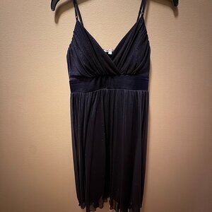 Hotkiss blue sparkly cocktail dress sz L